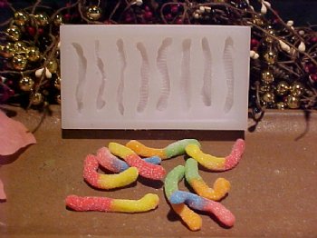 Silicone Gummy Worm Mold