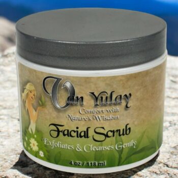 Natural exfoliating facial scrub