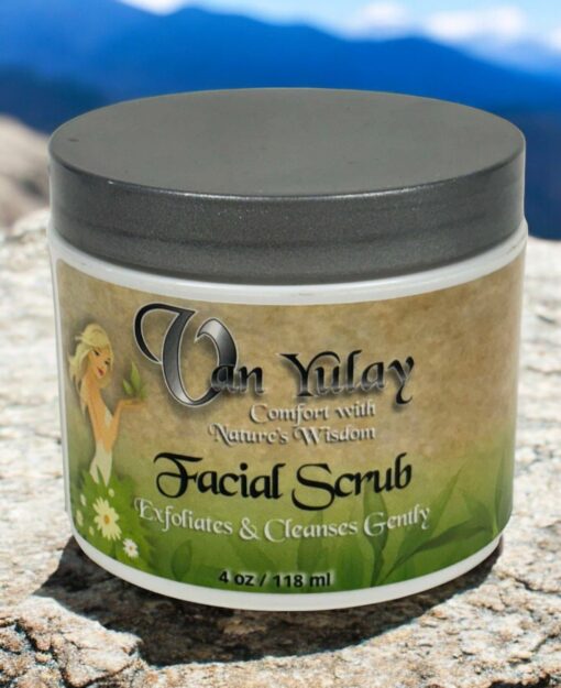 Natural exfoliating facial scrub