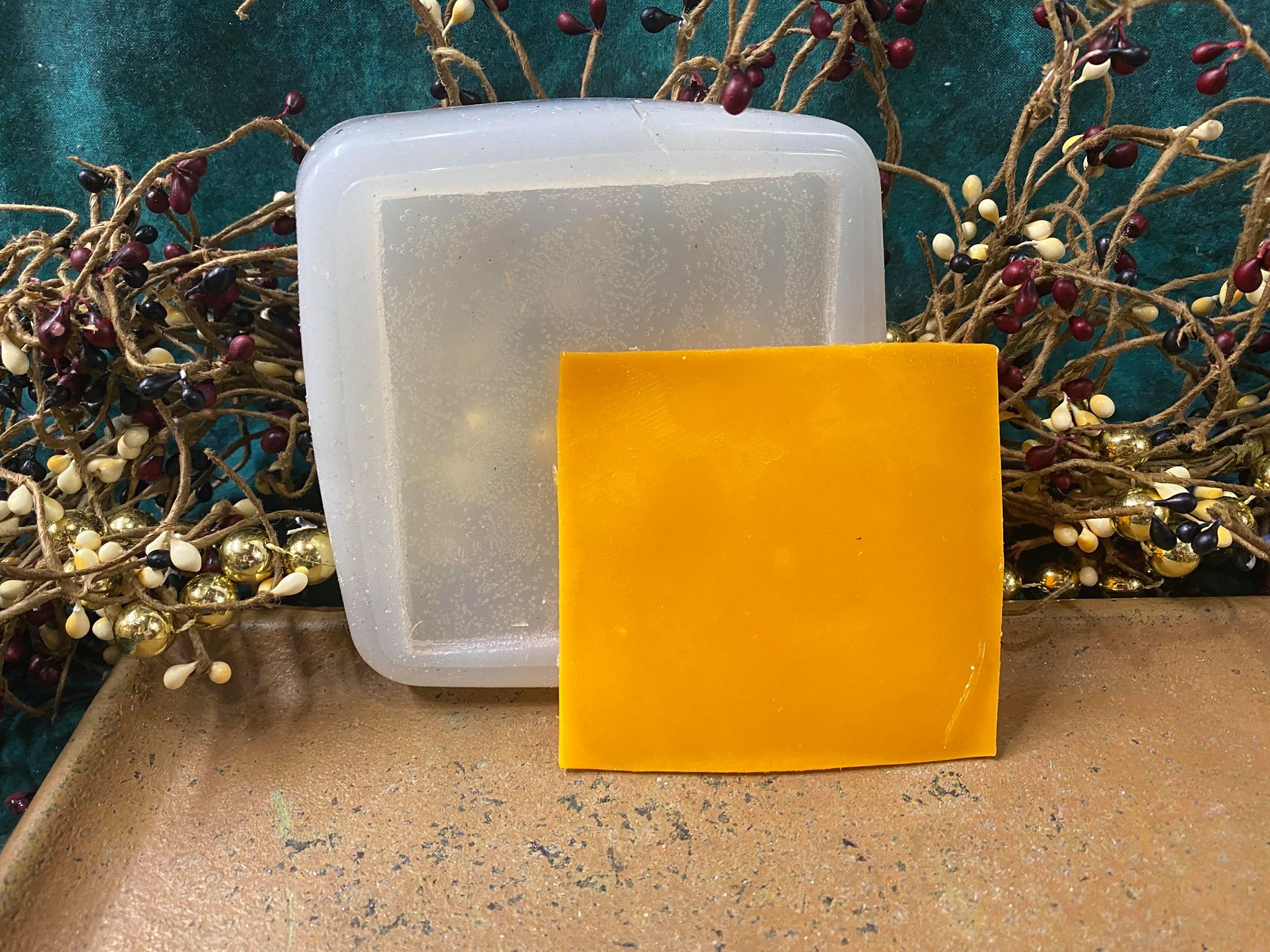 Gold Bar cake silicone mould handmade