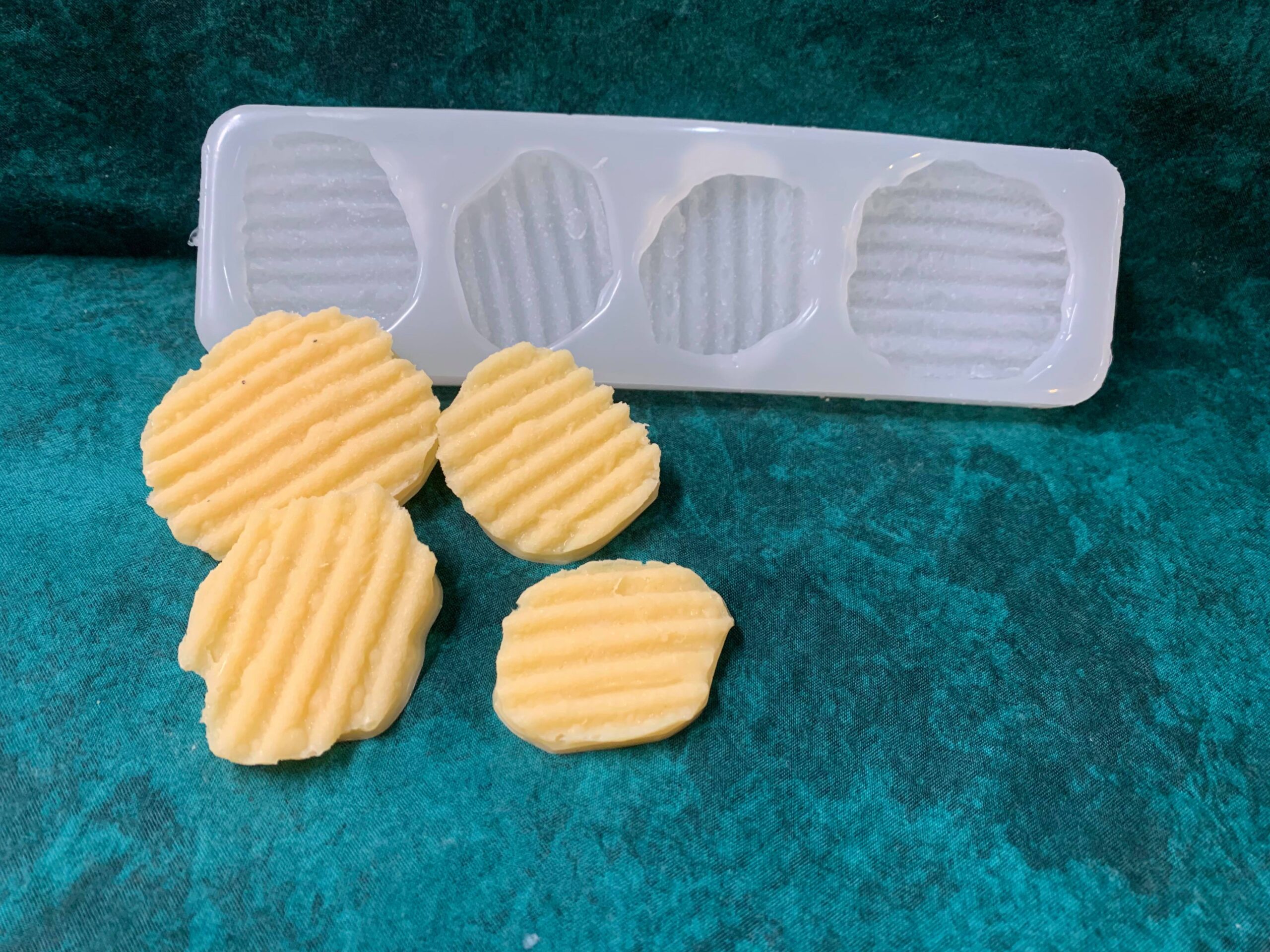 Silicone Mold, Miniature Potato Wedges Mold, Chips Mold, Western Food Mold,  Fake Food Making UV Resin Polymer Clay Original Floree Japan 